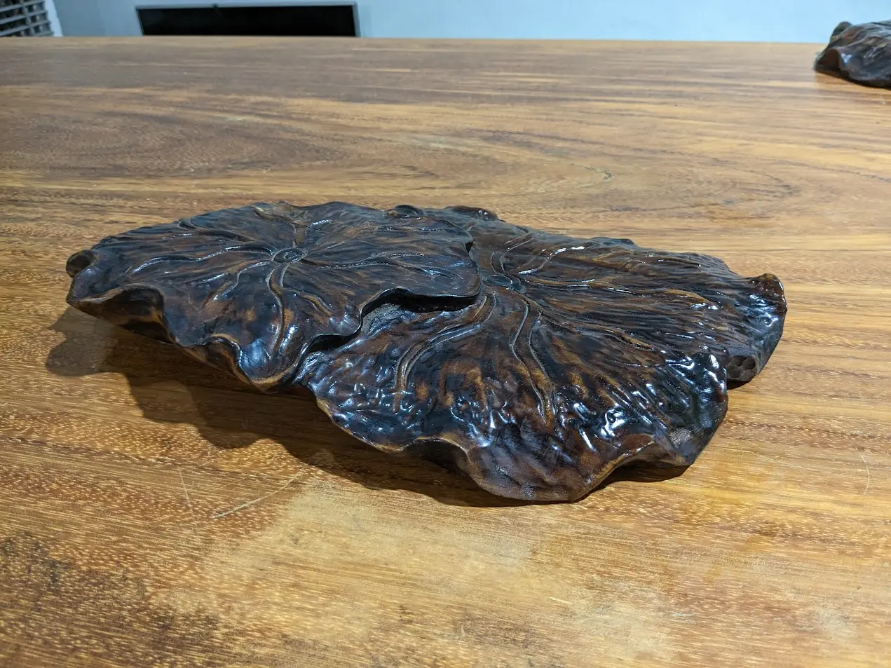 Khay trà gỗ ngọc am